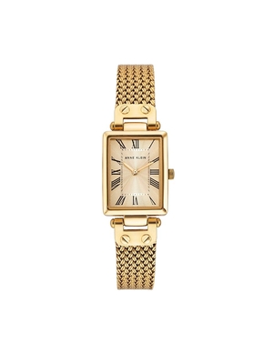 Meilleures ventes Anne Klein Rectangular Case Mesh Bracelet Watch   | XDL-5549368